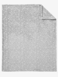 Couverture En Microfibre Imprimée étoiles Gris Clair - Vertbaudet -Vertbaudet Soldes Magasin couverture en microfibre imprimee etoiles 2