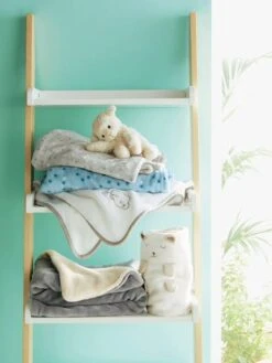 Couverture En Microfibre Imprimée étoiles Gris Clair - Vertbaudet -Vertbaudet Soldes Magasin couverture en microfibre imprimee etoiles 4