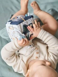 Cube D'activités à Suspendre CÉLESTE Bleu - Vertbaudet -Vertbaudet Soldes Magasin cube dactivites a suspendre celeste 3