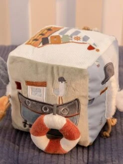 Cube D'Éveil Mouette Sailors Bay - LITTLE DUTCH Bleu Grisé - Little Dutch -Vertbaudet Soldes Magasin cube deveil mouette sailors bay little dutch 2