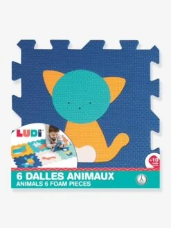 Dalles 6 Animaux LUDI Multicolore - Ludi -Vertbaudet Soldes Magasin dalles 6 animaux ludi 3