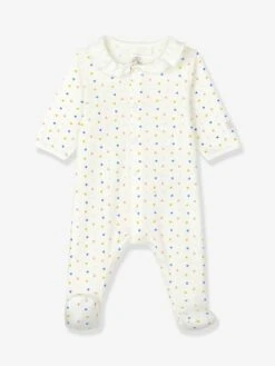 Dors-bien Bébé En Coton Bio PETIT BATEAU Blanc Imprimé - Petit Bateau