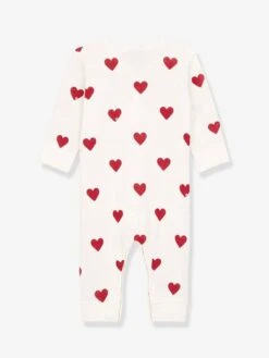 Dors-bien Coeurs Bébé En Coton Bio PETIT BATEAU Blanc Imprimer Coeur - Petit Bateau -Vertbaudet Soldes Magasin dors bien coeurs bebe en coton bio petit bateau 3