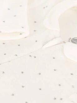 Dors-bien Zippé En Coton Bio PETIT BATEAU Blanc - Petit Bateau -Vertbaudet Soldes Magasin dors bien zippe en coton bio petit bateau 2