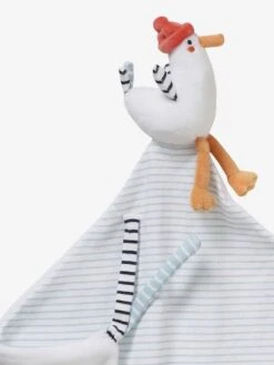 Doudou Carré LEON SUR LE PONTON Multicolore - Vertbaudet -Vertbaudet Soldes Magasin doudou carre leon sur le ponton 1