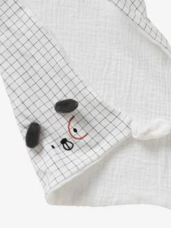 Doudou Carré MES PETITS JOUETS Multicolore - Vertbaudet -Vertbaudet Soldes Magasin doudou carre mes petits jouets 3