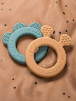 Doudou Plat Attache Sucette - DONE BY DEER Moutarde - Done By Deer -Vertbaudet Soldes Magasin doudou plat attache sucette done by deer 3