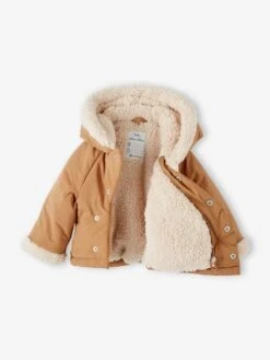 Doudoune Asymétrique Bébé à Capuche Caramel - Vertbaudet 8 Doudoune Asymétrique Bébé à Capuche Caramel - Vertbaudet -Vertbaudet Soldes Magasin doudoune asymetrique bebe a capuche 2