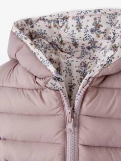Doudoune Bébé Réversible Rose Grisé - Vertbaudet -Vertbaudet Soldes Magasin doudoune bebe reversible 3