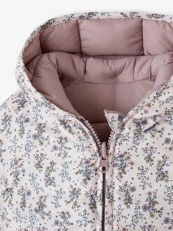 Doudoune Bébé Réversible Rose Grisé - Vertbaudet -Vertbaudet Soldes Magasin doudoune bebe reversible 5