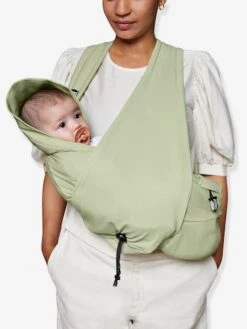 Echarpe Porte-bébé IZZZI Beige Sable - Izzzi -Vertbaudet Soldes Magasin echarpe porte bebe izzzi 3