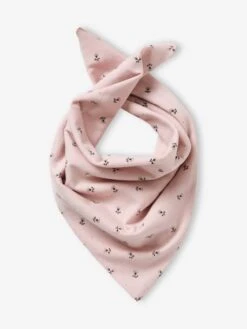 Ensemble Bonnet + Moufles + Foulard + Sac Bébé Fille En Maille Imprimée Personnalisable Bois De Rose - Vertbaudet -Vertbaudet Soldes Magasin ensemble bonnet moufles foulard sac bebe fille en maille imprimee personnalisable 2