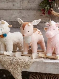 Faon à Bascule En Bois FSC® Multicolore - Vertbaudet -Vertbaudet Soldes Magasin faon a bascule en bois fsc 3