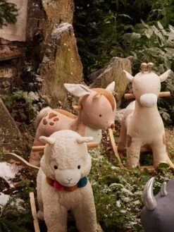 Faon à Bascule En Bois FSC® Multicolore - Vertbaudet -Vertbaudet Soldes Magasin faon a bascule en bois fsc 4