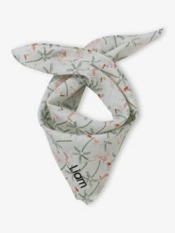 Foulard Personnalisable Imprimé Savane Bébé Garçon écru - Vertbaudet -Vertbaudet Soldes Magasin foulard personnalisable imprime savane bebe garcon 2