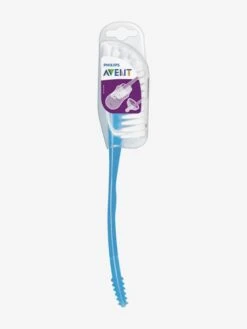 Goupillon Philips AVENT Pour Biberons Et Tétines Bleu - Philips Avent -Vertbaudet Soldes Magasin goupillon philips avent pour biberons et tetines 2