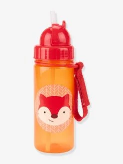 Gourde Avec Paille SKIP HOP Zoo Orange (renard) - Skip Hop 4 Gourde Avec Paille SKIP HOP Zoo Orange (renard) - Skip Hop -Vertbaudet Soldes Magasin gourde avec paille skip hop zoo 1
