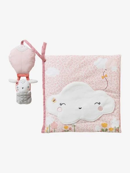 Grand Livre D'éveil Et Marionnettes à Doigts En Velours PAYS ROSE Multicolore - Vertbaudet 2 Grand Livre D'éveil Et Marionnettes à Doigts En Velours PAYS ROSE Multicolore - Vertbaudet – Image 2