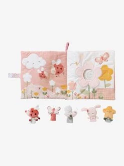 Grand Livre D'éveil Et Marionnettes à Doigts En Velours PAYS ROSE Multicolore - Vertbaudet 8 Grand Livre D'éveil Et Marionnettes à Doigts En Velours PAYS ROSE Multicolore - Vertbaudet -Vertbaudet Soldes Magasin grand livre deveil et marionnettes a doigts en velours pays rose 2