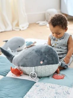 Grande Peluche D'activités SOUS L'OCÉAN Gris - Vertbaudet -Vertbaudet Soldes Magasin grande peluche dactivites sous locean 2