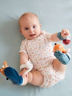 Hochets Mains Et Pieds Forêt Enchantée Multicolore - Vertbaudet -Vertbaudet Soldes Magasin hochets mains et pieds foret enchantee 2