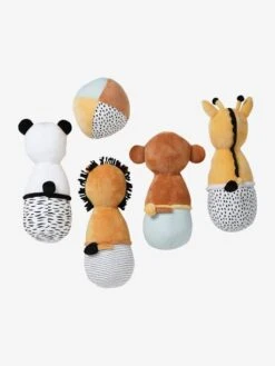 Jeu De Quilles En Tissu TANZANIE Multicolore - Vertbaudet -Vertbaudet Soldes Magasin jeu de quilles en tissu tanzanie 5