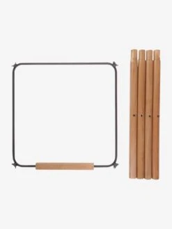 Kit De Pieds Longs Pour Chaise Haute Evolu + Repose-pieds CHILDHOME Naturel Anthracite - Childhome -Vertbaudet Soldes Magasin kit de pieds longs pour chaise haute evolu repose pieds childhome 3