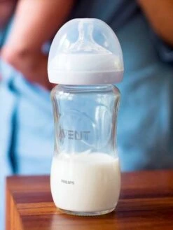 Kit Nouveau-né : 3 Biberons En Verre + Sucette Philips AVENT Natural Transparent - Philips Avent -Vertbaudet Soldes Magasin kit nouveau ne 3 biberons en verre sucette philips avent natural 1