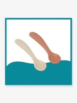 Kit Repas Silicone BABYMOOV Grow’Isy Vert/terracotta - Babymoov -Vertbaudet Soldes Magasin kit repas silicone babymoov growisy 4