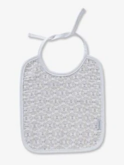 Les 3 Bavoirs à Liens En Gaze De Coton Blanc/gris - Vertbaudet -Vertbaudet Soldes Magasin les 3 bavoirs a liens en gaze de coton 2
