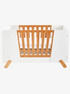 Lit Bébé Avec Barrière Amovible + Rangement Bibliothèque LIGNE PIROUETTE Blanc - Vertbaudet -Vertbaudet Soldes Magasin lit bebe avec barriere amovible rangement bibliotheque ligne pirouette 5