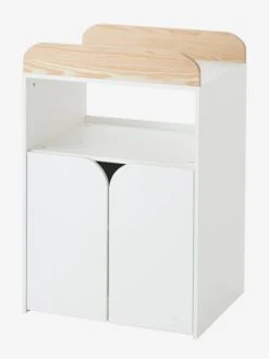 Lit Combiné évolutif Avec Rangements Et Table à Langer LIGNE ECLIPSE Blanc / Bois - Vertbaudet -Vertbaudet Soldes Magasin lit combine evolutif avec rangements et table a langer ligne eclipse 4