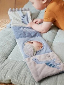 Livre D'éveil Accordéon PETIT DINO Multicolore - Vertbaudet -Vertbaudet Soldes Magasin livre deveil accordeon petit dino 2