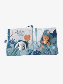 Livre D'éveil + Peluches En Velours Forêt Enchantée Multicolore - Vertbaudet -Vertbaudet Soldes Magasin livre deveil peluches en velours foret enchantee 5