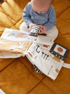 Livre Géant + Peluche MES PETITS JOUETS Multicolore - Vertbaudet -Vertbaudet Soldes Magasin livre geant peluche mes petits jouets 1