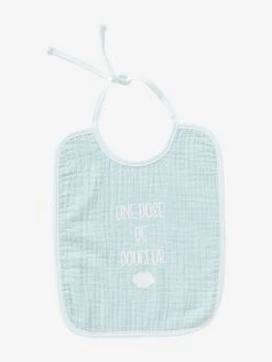 Lot De 2 Bavoirs Bébé En Gaze De Coton Lot Bleu - Vertbaudet -Vertbaudet Soldes Magasin lot de 2 bavoirs bebe en gaze de coton 2