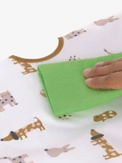 Lot De 2 Bavoirs Manches Longues LÄSSIG Little Forest Renard - Vert Ol - Lassig -Vertbaudet Soldes Magasin lot de 2 bavoirs manches longues lassig 3