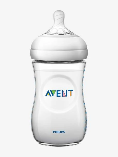 Lot De 2 Biberons 260 Ml Philips AVENT Natural Sans BPA Transparent - Philips Avent 3 Lot De 2 Biberons 260 Ml Philips AVENT Natural Sans BPA Transparent - Philips Avent – Image 3