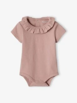Lot De 2 Bodies Bébé Col Fantaisie Manches Courtes Ouverture Dos Lilas Poudré - Vertbaudet -Vertbaudet Soldes Magasin lot de 2 bodies bebe col fantaisie manches courtes ouverture dos 2