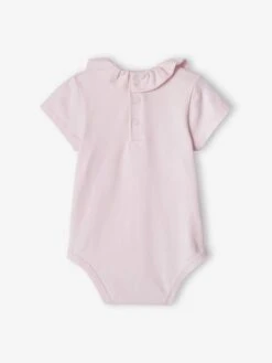 Lot De 2 Bodies Bébé Col Fantaisie Manches Courtes Ouverture Dos Lilas Poudré - Vertbaudet -Vertbaudet Soldes Magasin lot de 2 bodies bebe col fantaisie manches courtes ouverture dos 3
