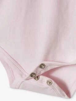 Lot De 2 Bodies Bébé Col Fantaisie Manches Courtes Ouverture Dos Lilas Poudré - Vertbaudet -Vertbaudet Soldes Magasin lot de 2 bodies bebe col fantaisie manches courtes ouverture dos 4