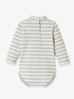 Lot De 2 Bodies Bébé Col Montant Manches Longues Lot Navy - Vertbaudet -Vertbaudet Soldes Magasin lot de 2 bodies bebe col montant manches longues 3