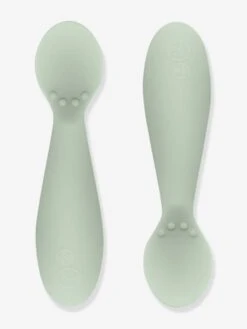 Lot De 2 Cuillères 1er âge EZPZ Tiny Spoon En Silicone Vert Amande - EZPZ -Vertbaudet Soldes Magasin lot de 2 cuilleres 1er age ezpz tiny spoon en silicone 3