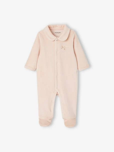 Lot De 2 Dors-bien Bébé Fille En Velours Lot Nude - Vertbaudet 4 Lot De 2 Dors-bien Bébé Fille En Velours Lot Nude - Vertbaudet – Image 4