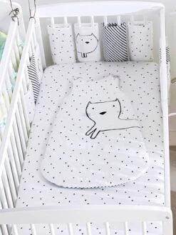 Lot De 2 Draps-housses Bébé En Jersey Extensible Imprimé étoiles Gris Chiné/blanc - Vertbaudet 5 Lot De 2 Draps-housses Bébé En Jersey Extensible Imprimé étoiles Gris Chiné/blanc - Vertbaudet -Vertbaudet Soldes Magasin lot de 2 draps housses bebe en jersey extensible imprime etoiles 2