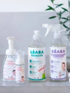 Lot De 2 Flacons De Liquide Vaisselle (500 Ml) BEABA Blanc - Beaba -Vertbaudet Soldes Magasin lot de 2 flacons de liquide vaisselle 500 ml beaba 2