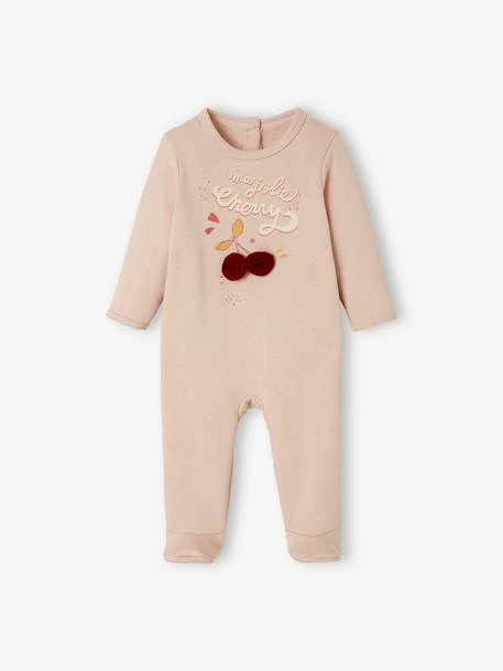 Lot De 2 Pyjamas En Molleton Bébé Ouverture Naissance Lot Rose Fumé - Vertbaudet 2 Lot De 2 Pyjamas En Molleton Bébé Ouverture Naissance Lot Rose Fumé - Vertbaudet – Image 2