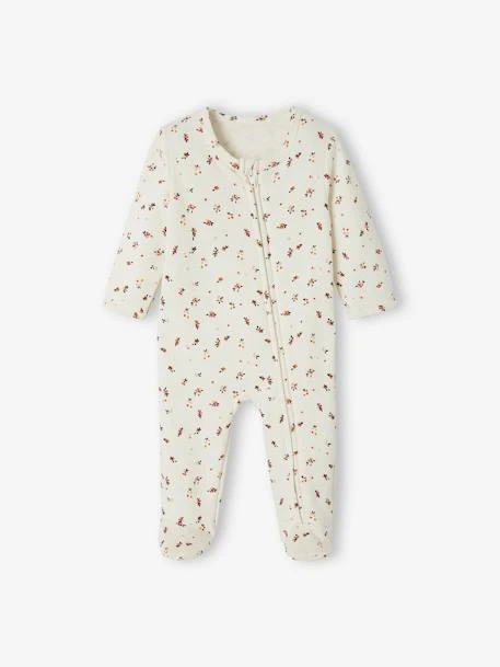Lot De 2 Pyjamas En Molleton Bébé Ouverture Naissance Lot Rose Fumé - Vertbaudet 3 Lot De 2 Pyjamas En Molleton Bébé Ouverture Naissance Lot Rose Fumé - Vertbaudet – Image 3