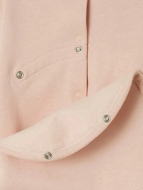 Lot De 2 Pyjamas En Molleton Bébé Ouverture Naissance Lot Rose Fumé - Vertbaudet 6 Lot De 2 Pyjamas En Molleton Bébé Ouverture Naissance Lot Rose Fumé - Vertbaudet – Image 6