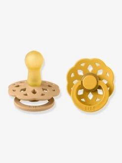 Lot De 2 Sucettes-tétines BIBS Bohème, Taille 1 De 0 à 6 Mois Pêche + Terracotta - Bibs -Vertbaudet Soldes Magasin lot de 2 sucettes tetines bibs boheme taille 1 de 0 a 6 mois 2